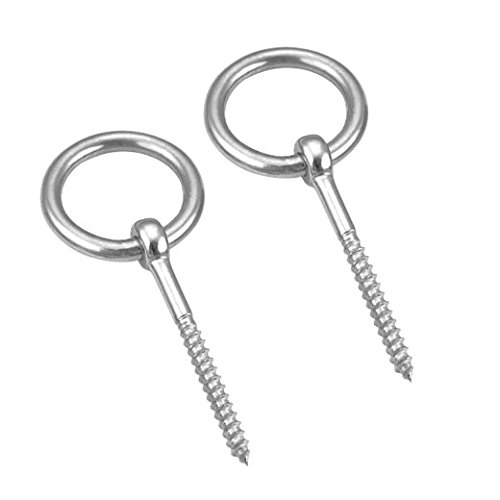 2 Stück Edelstahl A4 Augbolzen mit Ring 4 mm Ringschraube Ösenschraube Augenschrauben 2 Stück Edelstahl A4 Augbolzen mit Ring 4 mm Ringschraube Ösenschraube Augenschrauben von Versandbox24