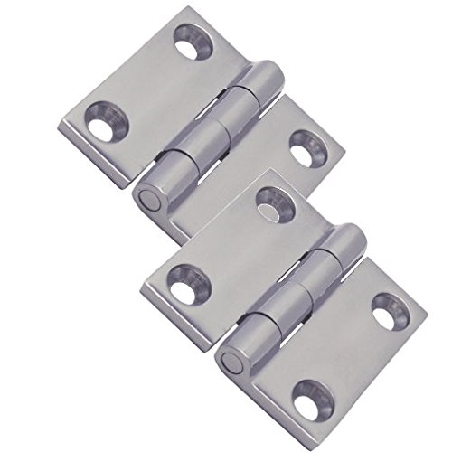 2 Stück Edelstahl Scharnier Türband Türscharnier Edelstahlscharnier Beschlag 50 mm V4A 2 Stück Edelstahl Scharnier Türband Türscharnier Edelstahlscharnier Beschlag 50 mm V4A von Versandbox24