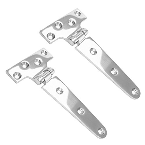 2 Stück T Scharnier Edelstahl A4 152 mm poliert 2 Stück T Scharnier Edelstahl A4 152 mm poliert von Versandbox24