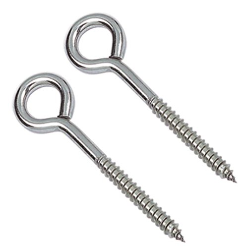 2x Stück 10x122 Edelstahl V4A Ösenschraube Ringschraube Augenschraube Augbolzen mit Holzgewinde 2x Stück 10x122 Edelstahl V4A Ösenschraube Ringschraube Augenschraube Augbolzen mit Holzgewinde von Versandbox24