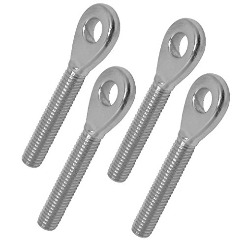 4 Stück Ösenschrauben Edelstahl A4 M6 ESS Auge rechts Gewinde Wantenspanner Öse 4 Stück Ösenschrauben Edelstahl A4 M6 ESS Auge rechts Gewinde Wantenspanner Öse von Versandbox24