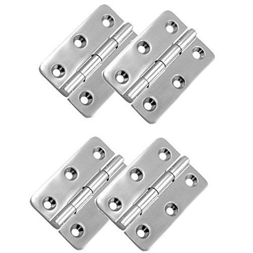 4 Stück Scharnier Edelstahl 50x35 mm Türband Türscharnier Edelstahlscharnier Beschlag V2A 4 Stück Scharnier Edelstahl 50x35 mm Türband Türscharnier Edelstahlscharnier Beschlag V2A von Versandbox24