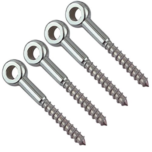 4x Stück Edelstahl V4A Augbolzen mit Holzgewinde 6 * 50 4x Stück Edelstahl V4A Augbolzen mit Holzgewinde 6 * 50 von Versandbox24