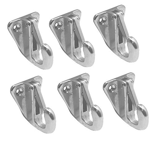 Versandbox24 6 Stück Fenderhaken V4A Edelstahl 7 mm Fenderleine Fenderhalter Fenderoese A4 Versandbox24 6 Stück Fenderhaken V4A Edelstahl 7 mm Fenderleine Fenderhalter Fenderoese A4 von Versandbox24