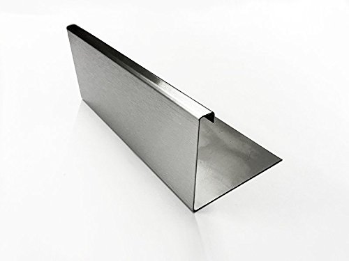 Kiesfangleiste groß ungelocht Aluminium axb= 100 x 120mm 1,5 x 2.000mm von Versandmetall