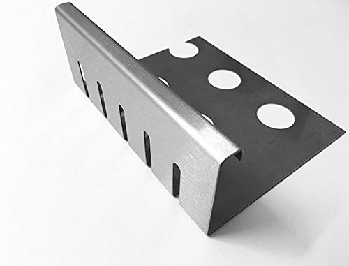 Kiesfangleiste klein gelocht Aluminium axb=45 x 135mm 1,5 x 2.000mm von Versandmetall