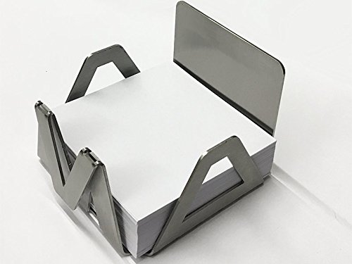 Schicke Zettelbox aus Edelstahl stabile Ausführung aus fein geschliffenem Edelstahl angefertigt von Versandmetall