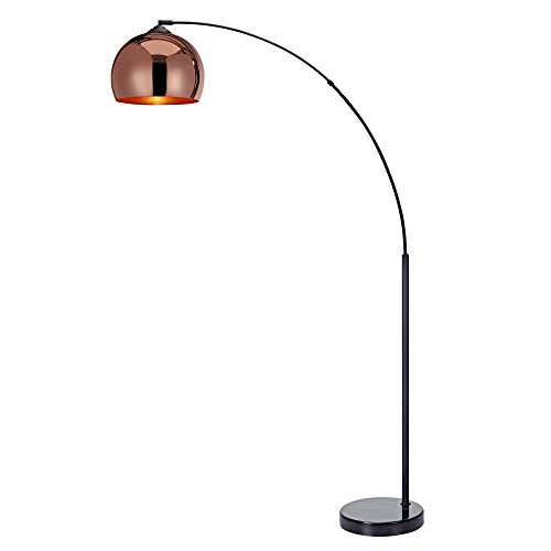 Stehleuchte Stehlampe Standleuchte LED Rotgold Arquer Versanora VN-L00011-EU von Teamson Home