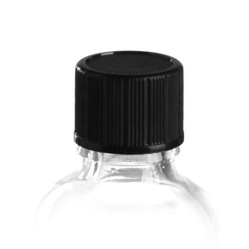 Verschlüsse - 10 x Standard-Schraubverschluss - Schwarz - DIN 18 für Schraubgewinde 18mm von Verschlüsse