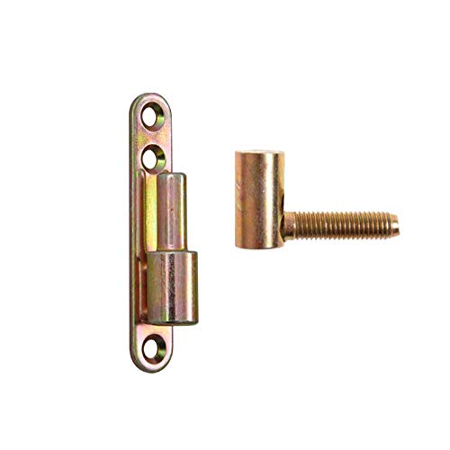 Türband Einbohrband Aufschraubband 15 x 83 mm Tür-Scharnier Türbänder Renovierband für Innentüren Baubeschläge (1 Stück, Gelb) von Vershy