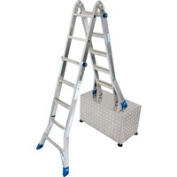 KRAUSE® STABILO Gelenk-Teleskopleiter 4x5 Sprossen von KRAUSE®