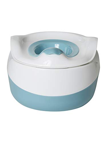 VERTBAUDET 3-in-1-Töpfchen blau/weiß ONE SIZE von Vertbaudet