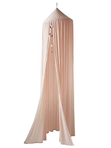 VERTBAUDET Betthimmel aus Baumwollgaze, Rosenwasser, Rosa von Vertbaudet