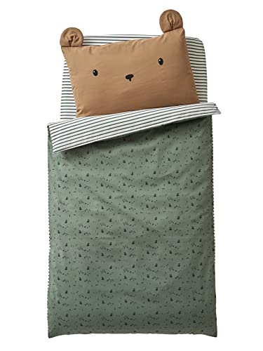 VERTBAUDET Bettbezug für Babys, Grün Forest Oeko-Tex®, Grün, 100 x 120 cm von Vertbaudet