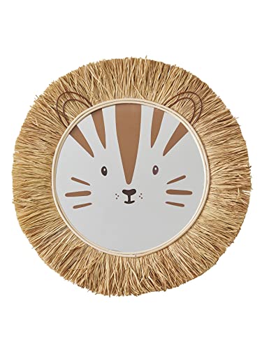 VERTBAUDET XL Spiegel Löwe Rattan und Raphia Moka TU von Vertbaudet