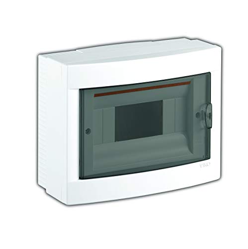 ViKO C125VK-90918108 Aufputz Verteilerschrank für 8 Module, Weiß von Viko