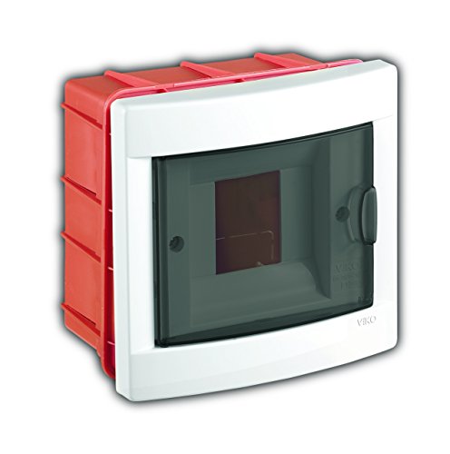Verteilerschrank C125VK-90918004, weiß, rot, 04 module Verteilerschrank C125VK-90918004, weiß, rot, 04 module von Verteilerschrank