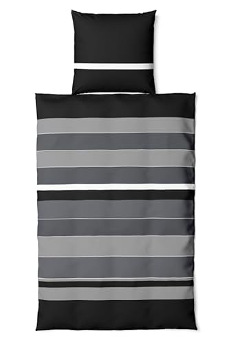 VertriebsArena GmbH Bettwäsche-Set ** Amro **, Kopfkissenbezug 80 x 80 cm, Bettbezug 135 x 200 cm, Microfaser VertriebsArena GmbH Bettwäsche-Set ** Amro **, Kopfkissenbezug 80 x 80 cm, Bettbezug 135 x 200 cm, Microfaser von VertriebsArena GmbH