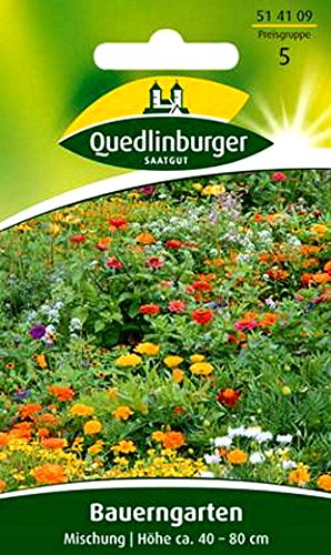 Bauerngarten Mischung, Samen für ca. 3-5 qm von Vertriebsgesellschaft Quedlinburger Saatgut mbH