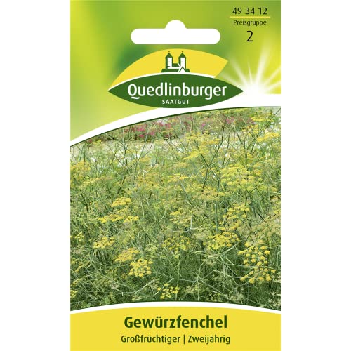 Fenchel, Gewürzfenchel, Foeniculum vulgare, Samen für ca. 3 lfm. von Vertriebsgesellschaft Quedlinburger Saatgut mbH