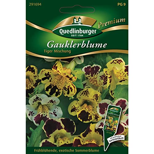 Gauklerblume, Mimulus luteus, ca. 200 Samen von Vertriebsgesellschaft Quedlinburger Saatgut mbH
