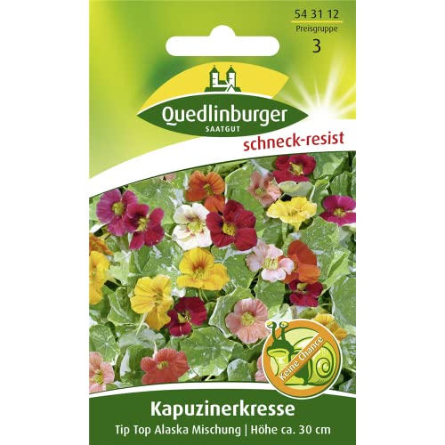Kapuzinerkresse, Tropaeolum majus, ca. 15 Samen von Vertriebsgesellschaft Quedlinburger Saatgut mbH