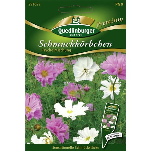 Schmuckkörbchen, Psyche Mischung, ca. 50 Samen, Cosmea bipinnatus von Quedlinburger