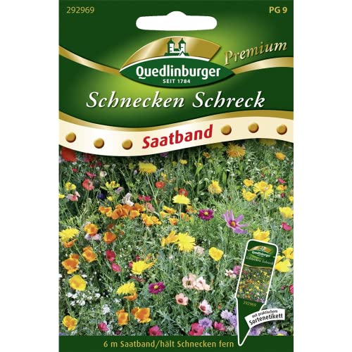 Schnecken Schreck, hält Schnecken fern, 6m Saatband von Quedlinburger