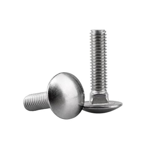 1-5 Stück M6/M8/M10/M12 316 Edelstahl-Große Pilzkopf-Schrauben DIN603, M12x120mm 1-5 Stück M6/M8/M10/M12 316 Edelstahl-Große Pilzkopf-Schrauben DIN603, M12x120mm von Veruying