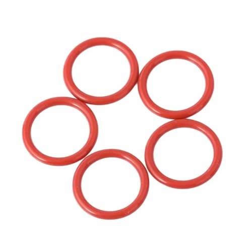 10 Stück roter Silikon-O-Ring, Innendurchmesser 74mm, OD 78mm, Drahtdurchmesser 2mm, geeignet für Rohre, Ventile, Pumpen, elektronische Geräte, 74x78x2mm(10pcs) von Veruying