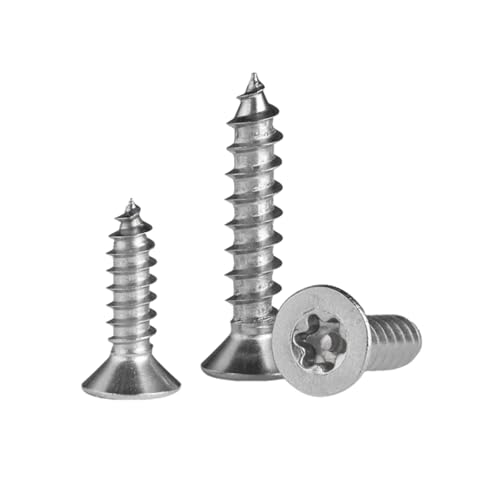 50-150 Stück ST2.9/ST3.5/ST4.2/ST4.8 304 Edelstahl-Senkkopf-Torx-Sicherheits-Selbstschneidende Schrauben mit Pin, ST4.8x45mm 50-150 Stück ST2.9/ST3.5/ST4.2/ST4.8 304 Edelstahl-Senkkopf-Torx-Sicherheits-Selbstschneidende Schrauben mit Pin, ST4.8x45mm von Veruying