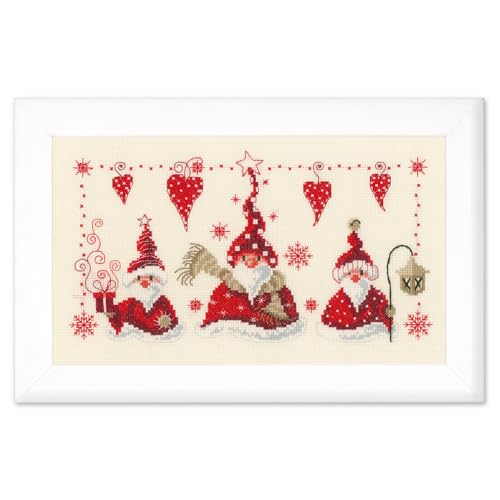 VERVACO Gezählter Kreuzstich Stickpackungen DIY Stickbilder Fröhliche Wichtel Wanddekoration Handarbeit Set für Erwachsene Kreatives Handwerk ca. 29 x 17 cm Kreuzstichbilder Set Hausdeko VERVACO Gezählter Kreuzstich Stickpackungen DIY Stickbilder Fröhliche Wichtel Wanddekoration Handarbeit Set für Erwachsene Kreatives Handwerk ca. 29 x 17 cm Kreuzstichbilder Set Hausdeko von Vervaco