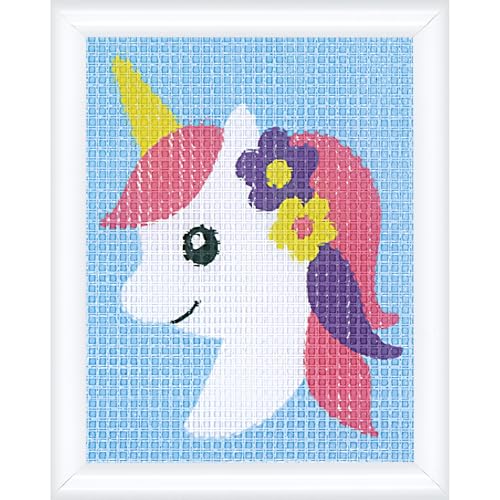 VERVACO Gobelin Stickbilder zum Selbersticken Lernset Nähen EINHORN Kreuzstich Stickpackungen Stickset für Anfänger ca. 12,5 x 16 cm Bastelset DIY Sticken Kreatives Geschenk Beginner Cross Stitch VERVACO Gobelin Stickbilder zum Selbersticken Lernset Nähen EINHORN Kreuzstich Stickpackungen Stickset für Anfänger ca. 12,5 x 16 cm Bastelset DIY Sticken Kreatives Geschenk Beginner Cross Stitch von Vervaco