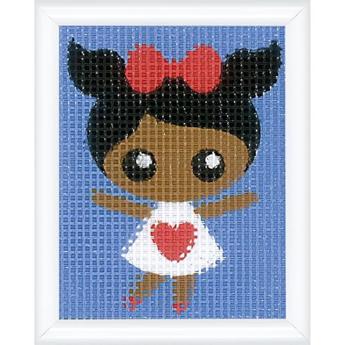 VERVACO Gobelin Stickbilder zum Selbersticken Lernset Nähen MÄDCHEN Kreuzstich Stickpackungen Stickset für Anfänger ca. 12,5 x 16 cm Bastelset DIY Sticken Kreatives Geschenk Beginner Cross Stitch VERVACO Gobelin Stickbilder zum Selbersticken Lernset Nähen MÄDCHEN Kreuzstich Stickpackungen Stickset für Anfänger ca. 12,5 x 16 cm Bastelset DIY Sticken Kreatives Geschenk Beginner Cross Stitch von Vervaco