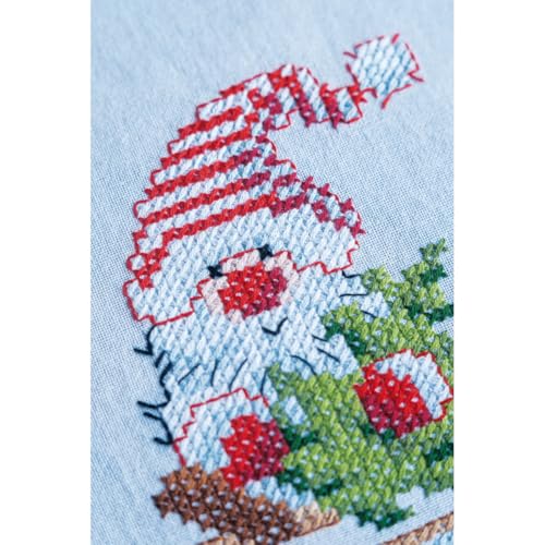 VERVACO Kreuzstich Stickpackungen Tischdecke Wichtel und Rentier Stickdecken Vorgezeichnet Basteln Erwachsene Kreativ Set Vorgedruckte Decke Sticken 80 x 80 cm Stickset Weihnachten DIY Sticken Set VERVACO Kreuzstich Stickpackungen Tischdecke Wichtel und Rentier Stickdecken Vorgezeichnet Basteln Erwachsene Kreativ Set Vorgedruckte Decke Sticken 80 x 80 cm Stickset Weihnachten DIY Sticken Set von Vervaco
