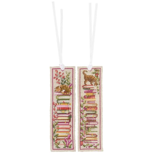 VERVACO Lesezeichen Kreuzstich Stickpackungen Gezählter Kreuzstich Katzen auf Bücherstapeln 2er DIY Set Erwachsene Sticken Lesen Zubehör Geschenk Zählmusterpackung 6 x 20 cm Stickset für Anfänger VERVACO Lesezeichen Kreuzstich Stickpackungen Gezählter Kreuzstich Katzen auf Bücherstapeln 2er DIY Set Erwachsene Sticken Lesen Zubehör Geschenk Zählmusterpackung 6 x 20 cm Stickset für Anfänger von Vervaco