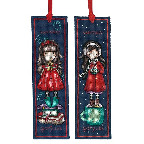 VERVACO Lesezeichen Kreuzstich Stickpackungen Gezählter Kreuzstich Set Gorjuss 2er DIY Set Erwachsene Sticken Lesen Zubehör Geschenk Zählmusterpackung ca. 6 x 20 cm Stickset für Anfänger VERVACO Lesezeichen Kreuzstich Stickpackungen Gezählter Kreuzstich Set Gorjuss 2er DIY Set Erwachsene Sticken Lesen Zubehör Geschenk Zählmusterpackung ca. 6 x 20 cm Stickset für Anfänger von Vervaco