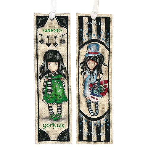 VERVACO Lesezeichen Kreuzstich Stickpackungen Gezählter Kreuzstich Set Gorjuss 2er DIY Set Erwachsene Sticken Lesen Zubehör Geschenk Zählmusterpackung ca. 6 x 20 cm Stickset für Anfänger VERVACO Lesezeichen Kreuzstich Stickpackungen Gezählter Kreuzstich Set Gorjuss 2er DIY Set Erwachsene Sticken Lesen Zubehör Geschenk Zählmusterpackung ca. 6 x 20 cm Stickset für Anfänger von Vervaco