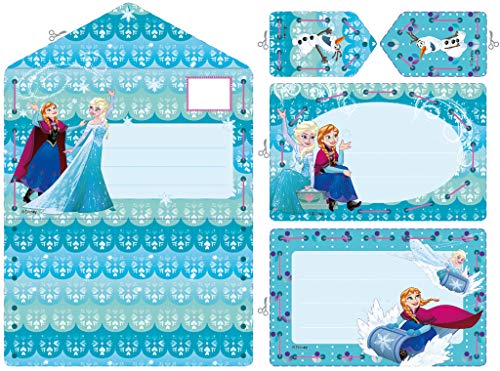 Vervaco Anna und ELSA 5er Set Stickkarten, Karton, weiß, 17 x 10 x 0,3 cm von Vervaco