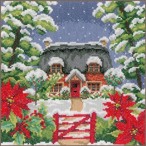 Vervaco Gezählter Kreuzstich Stickpackungen DIY Stickbilder 4 Jahreszeiten Winter Wanddekoration Handarbeit Set für Erwachsene Kreatives Handwerk ca. 22 x 22 cm Kreuzstichbilder Set Hausdeko Vervaco Gezählter Kreuzstich Stickpackungen DIY Stickbilder 4 Jahreszeiten Winter Wanddekoration Handarbeit Set für Erwachsene Kreatives Handwerk ca. 22 x 22 cm Kreuzstichbilder Set Hausdeko von Vervaco