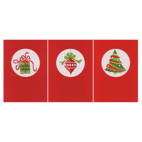Vervaco Lesezeichen Kreuzstich Stickpackungen Gezählter Kreuzstich Weihnachten 3er DIY Postkarten Set Erwachsene Sticken Bastelset ca. 10,5 x 15 cm Stickset für Anfänger Kreatives Geschenk Vervaco Lesezeichen Kreuzstich Stickpackungen Gezählter Kreuzstich Weihnachten 3er DIY Postkarten Set Erwachsene Sticken Bastelset ca. 10,5 x 15 cm Stickset für Anfänger Kreatives Geschenk von Vervaco
