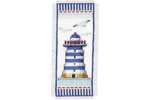 VERVACO Leuchtturm DIY Set Erwachsene Sticken Lesen Zubehör Geschenk Stickset für Anfänger Zählmusterpackung-Lesezeichen-Stickpackung im gezählten Kreuzstich, Baumwolle, Multicolor, ca. 6 x 20 cm VERVACO Leuchtturm DIY Set Erwachsene Sticken Lesen Zubehör Geschenk Stickset für Anfänger Zählmusterpackung-Lesezeichen-Stickpackung im gezählten Kreuzstich, Baumwolle, Multicolor, ca. 6 x 20 cm von Vervaco