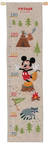 Vervaco Messlatte Disney Woodys Abenteuer, Zählmuster Zählmusterpackung, Baumwolle, Mehrfarbig, 18 x 70 x 0,3 cm von Vervaco