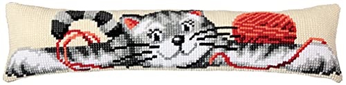 VERVACO Kreuzstich Stickpackungen Dekorative Zugluftstopper Vorgedruckt Kissen Katze DIY Set Kreativ Set Für Erwachsene ca. 80 x 20 cm Bastelset Handwerker Haus Dekoration VERVACO Kreuzstich Stickpackungen Dekorative Zugluftstopper Vorgedruckt Kissen Katze DIY Set Kreativ Set Für Erwachsene ca. 80 x 20 cm Bastelset Handwerker Haus Dekoration von Vervaco