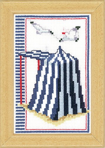 VERVACO DIY Stickbilder Strandzelt Wanddekoration Handarbeit Erwachsene Kreuzstichbilder Set Hausdeko Zählmusterpackung-Stickpackung im gezählten Kreuzstich, Baumwolle, Multicolor, ca. 8 x 12 cm VERVACO DIY Stickbilder Strandzelt Wanddekoration Handarbeit Erwachsene Kreuzstichbilder Set Hausdeko Zählmusterpackung-Stickpackung im gezählten Kreuzstich, Baumwolle, Multicolor, ca. 8 x 12 cm von Vervaco