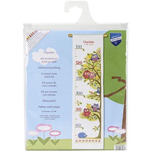 Vervaco Gezählter Kreuzstich Stickpackungen Höhendiagramm Kinder Eulenunterhaltung Wanddekoration Handarbeit Set für Erwachsene Kreatives Handwerk ca. 18 x 70 cm Kreuzstichbilder Set Hausdeko Vervaco Gezählter Kreuzstich Stickpackungen Höhendiagramm Kinder Eulenunterhaltung Wanddekoration Handarbeit Set für Erwachsene Kreatives Handwerk ca. 18 x 70 cm Kreuzstichbilder Set Hausdeko von Vervaco