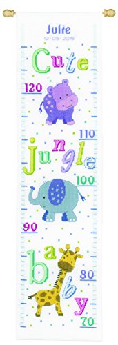Vervaco Zählmuster Tierbabys Zählmusterpackung-Stickpackung im gezählten Kreuzstich, Baumwolle, Mehrfarbig, 18 x 70 x 0.3 cm Vervaco Zählmuster Tierbabys Zählmusterpackung-Stickpackung im gezählten Kreuzstich, Baumwolle, Mehrfarbig, 18 x 70 x 0.3 cm von Vervaco