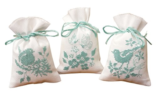 VERVACO Zählmusterpackung Stickset Säckchen Vögel & Blumen 3er DIY Gezählter Kreuzstich Stickpackungen Basteln Erwachsene Kreativ Set 8 x 12 cm Stickset für Anfänger Stoffbeutel zum Sticken VERVACO Zählmusterpackung Stickset Säckchen Vögel & Blumen 3er DIY Gezählter Kreuzstich Stickpackungen Basteln Erwachsene Kreativ Set 8 x 12 cm Stickset für Anfänger Stoffbeutel zum Sticken von Vervaco