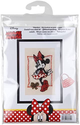 Vervaco PN-0167301 Disney It's all about Minnie Stickpackung Zählmuster, Baumwolle, mehrfarbig, ca. 13 x 18 cm / 5,2" x 7,2" Vervaco PN-0167301 Disney It's all about Minnie Stickpackung Zählmuster, Baumwolle, mehrfarbig, ca. 13 x 18 cm / 5,2" x 7,2" von Vervaco