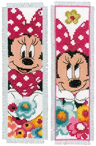Vervaco PN-0168651 WD Lesezeichen Minnie 2er Set Kreuzstickpackung zum Auszählen, Aida, weiß, 6 x 20 x 0,30 cm Vervaco PN-0168651 WD Lesezeichen Minnie 2er Set Kreuzstickpackung zum Auszählen, Aida, weiß, 6 x 20 x 0,30 cm von Vervaco